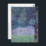 Gustav Klimt - Jordbrukshus i Oberösterreich Vykort<br><div class="desc">Farmhouse in Upper Austria - Gustav Klimt,  Oil on Canvas,  1911</div>