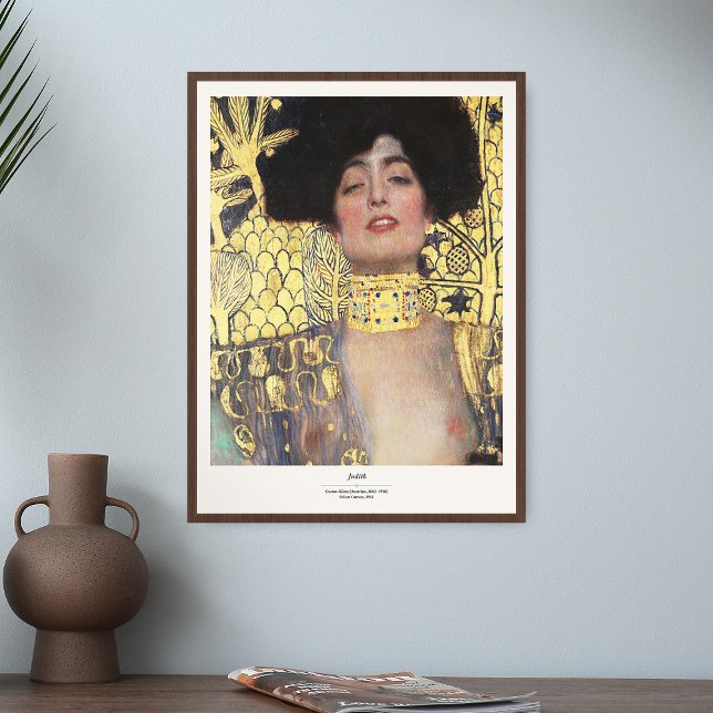 Gustav Klimt Judith Art Exhibition Poster Skriv ut (Skapare uppladdad)