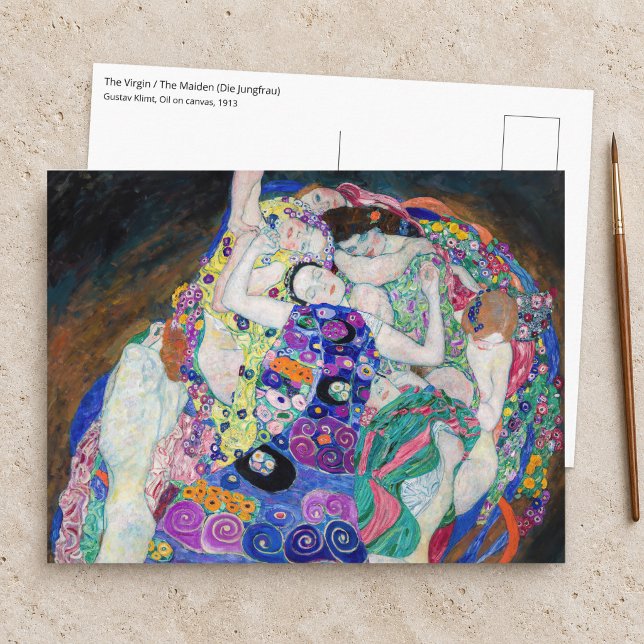 Gustav Klimt - Jungfrun Vykort (Skapare uppladdad)
