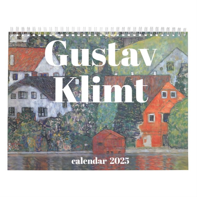 Gustav Klimt Kalender 2025 Konstsamling  (Omslag)