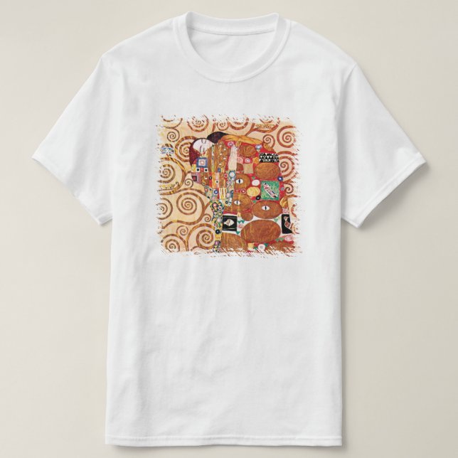 Gustav Klimt - Kammusslan - finkonsmålning T Shirt (Design framsida)