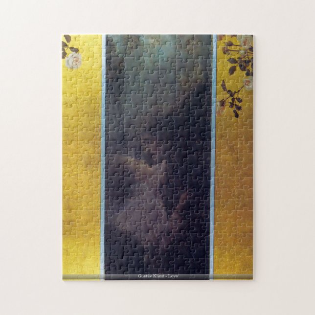 Gustav Klimt - kärlekpussel Pussel (Vertikal)