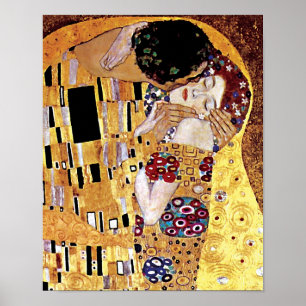 Gustav Klimt - Kismen - Vintage Art nouveau Poster