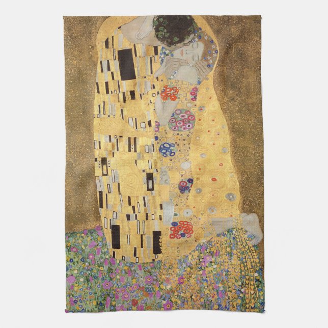 Gustav Klimt | Kiss, 1907-2008 Kökshandduk (Vertikal)