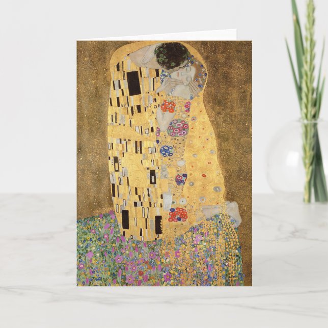 Gustav Klimt | Kiss, 1907-2008 Kort (Framsida)