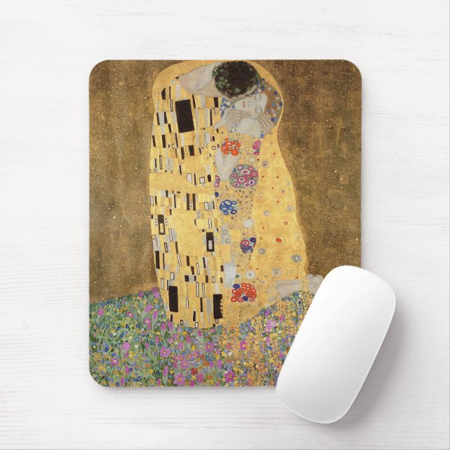 Gustav Klimt | Kiss, 1907-2008 Musmatta (Med mus)