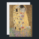 Gustav Klimt | Kiss, 1907-2008 Tack Kort<br><div class="desc">The Kiss,  1907-08 | Gustav Klimt | Art Plats: Osterreichische Galerie Belvedere,  Wien,  Österrike | Österrikiska konstnärer | Bilduppsamlingsnummer: XAM601</div>