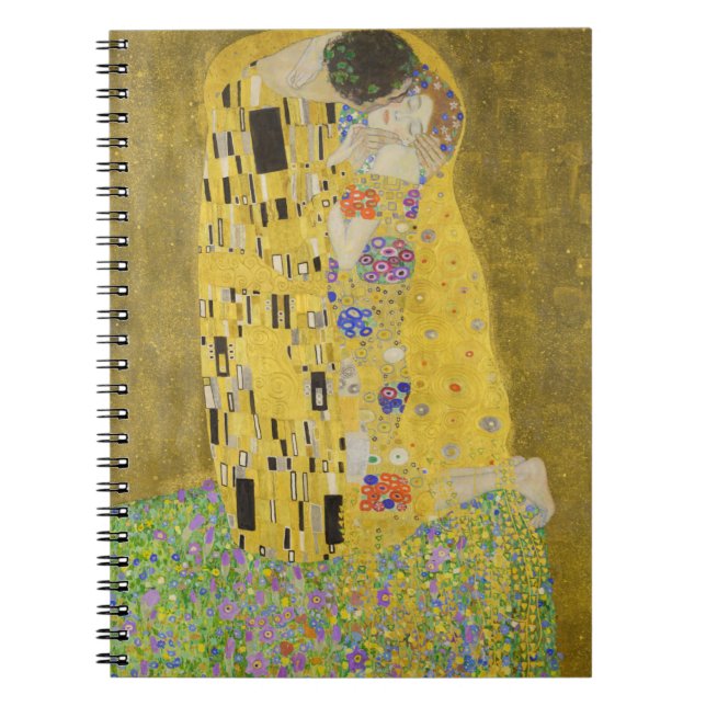 Gustav Klimt - Kiss Anteckningsbok (Framsidan)
