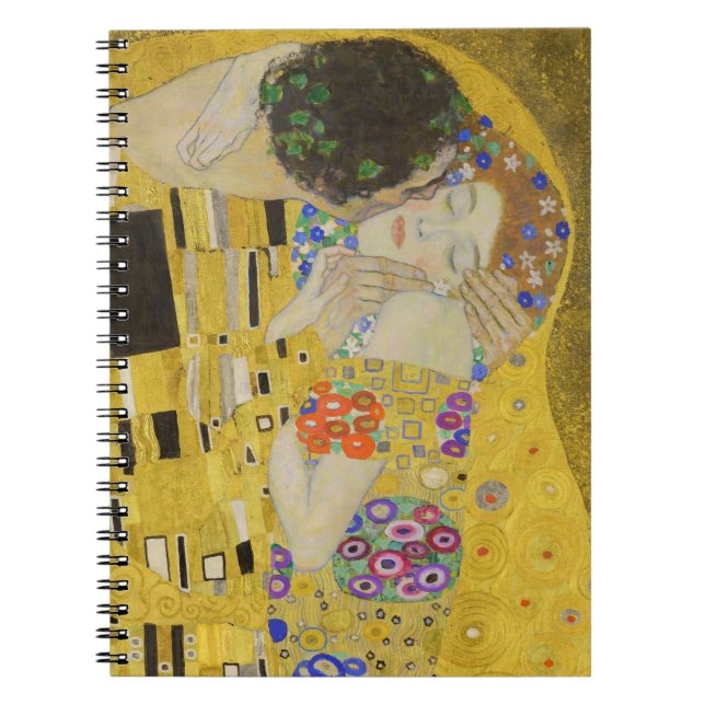 Gustav Klimt - Kiss Anteckningsbok (Framsidan)
