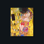 Gustav Klimt - Kiss Canvastryck<br><div class="desc">Kissen av Gustav Klimt. Underbar målning med titeln The Kiss,  gjord av Gustav Klimt.</div>