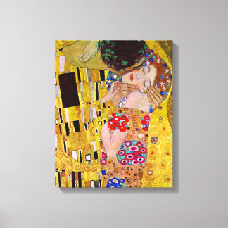 Gustav Klimt - Kiss Canvastryck