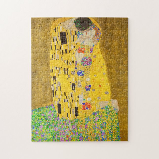 Gustav Klimt, Kiss Fine Art Pussel (Vertikal)