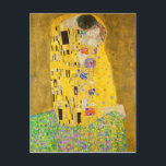 Gustav Klimt, Kiss Fine Art Vykort<br><div class="desc">Gustav Klimt Kiss Fine Art Postcard</div>