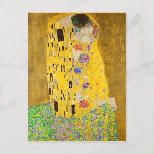 Gustav Klimt, Kiss Fine Art Vykort