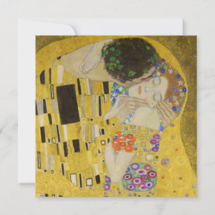 Gustav Klimt - Kiss Inbjudningar