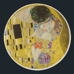 Gustav Klimt - Kiss Knopp<br><div class="desc">The Kiss/Der Kuss - Gustav Klimt 1907-1908</div>