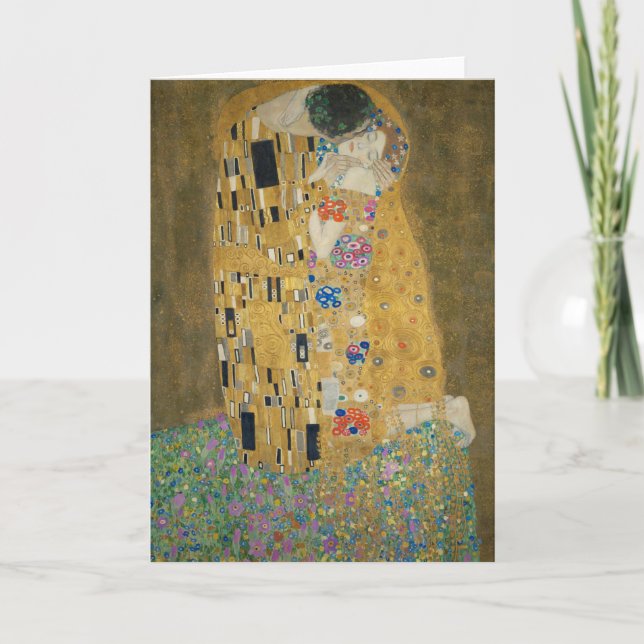 Gustav Klimt - Kiss Kort (Framsida)