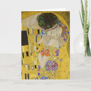 Gustav Klimt - Kiss Kort
