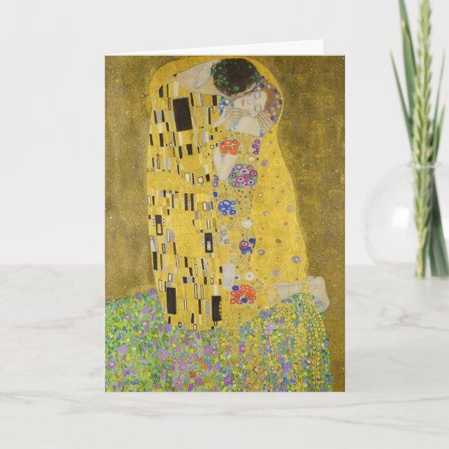 Gustav Klimt - Kiss Kort (Framsida)