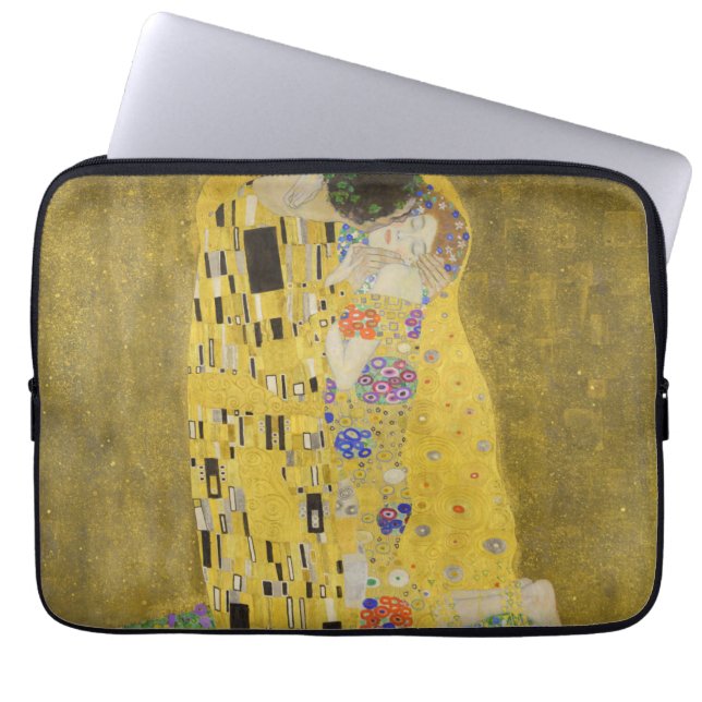 Gustav Klimt - Kiss Laptop Fodral (Framsidan)