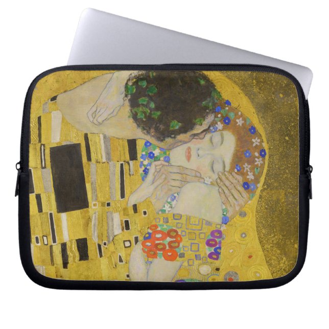 Gustav Klimt - Kiss Laptop Fodral (Framsidan)