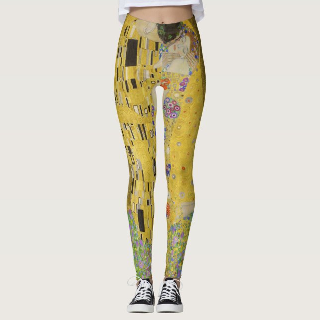 Gustav Klimt - Kiss Leggings (Framsida)