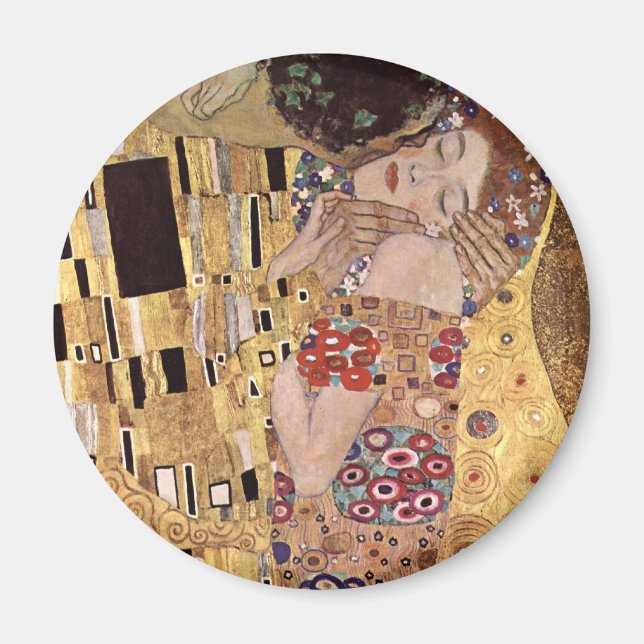 Gustav Klimt ~ Kiss Magnet (Framsidan)