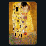 Gustav Klimt Kiss Magnet<br><div class="desc">Gustav Klimt The Kiss magnet. Artwork oil color color color on canvas från 1907-1908. Kyssan är Gustav Klimts mest välkända målning,  ett vackert arbete som representerar höjden på hans gyllene period. En perfekt för älskare av österrikisk symbolik,  Gustav Klimt,  och bra konst.</div>