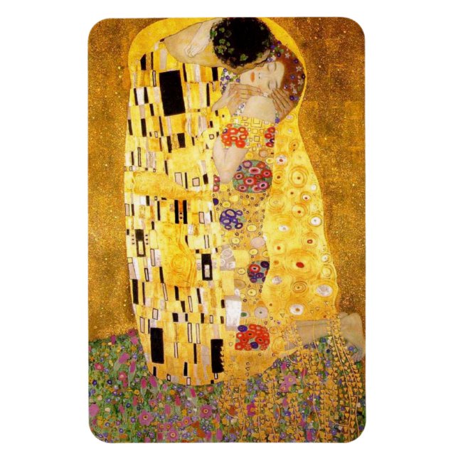 Gustav Klimt Kiss Magnet (Vertikal)