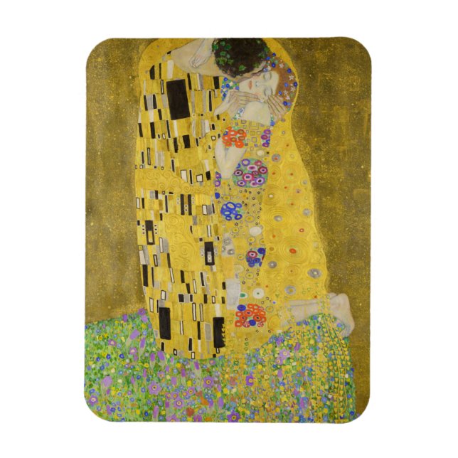 Gustav Klimt - Kiss Magnet (Vertikal)