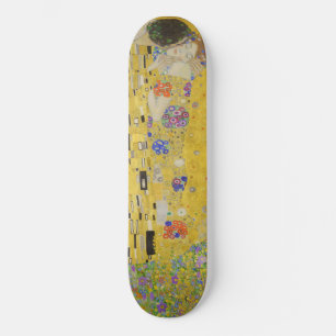 Gustav Klimt - Kiss Mini Skateboard Bräda 18,5 Cm