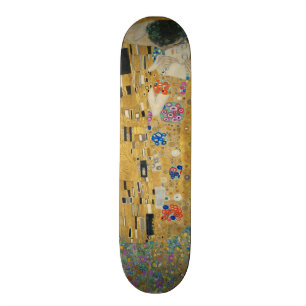 Gustav Klimt - Kiss Mini Skateboard Bräda 18,7 Cm