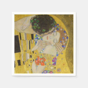 Gustav Klimt - Kiss Pappersservett