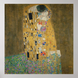 Gustav Klimt - Kiss Poster