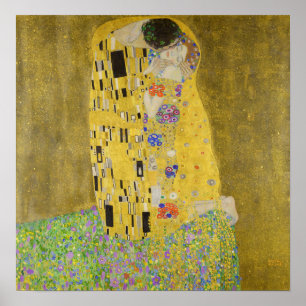Gustav Klimt - Kiss Poster