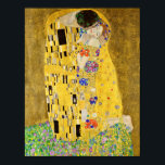 Gustav Klimt - Kiss Poster<br><div class="desc">Gustav Klimt - The Kiss 1908</div>