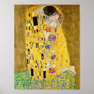 Gustav Klimt - Kiss Poster