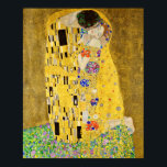 Gustav Klimt - Kiss Poster<br><div class="desc">Gustav Klimt - The Kiss 1908</div>