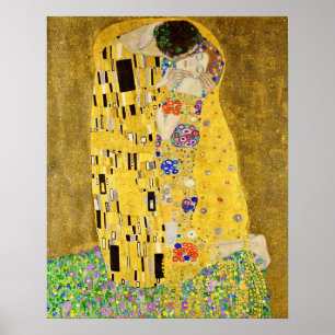 Gustav Klimt - Kiss Poster