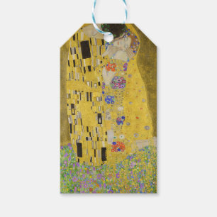 Gustav Klimt - Kiss Presentetikett