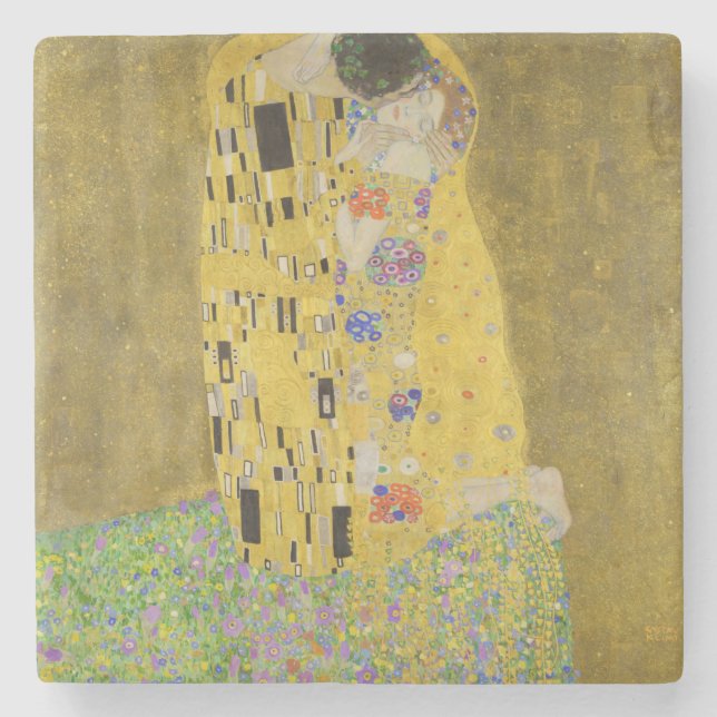 Gustav Klimt - Kiss Stenunderlägg (Framsidan)