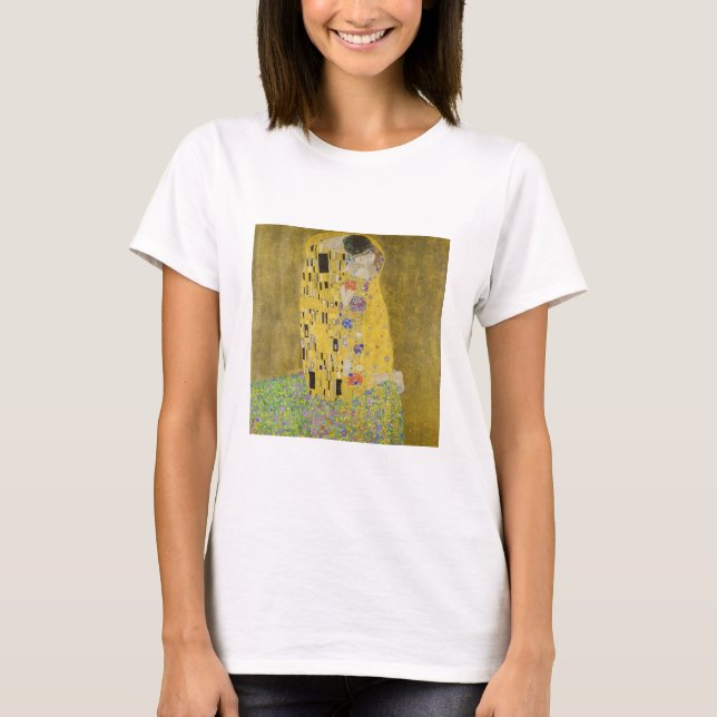 Gustav Klimt - Kiss T Shirt (Framsida)