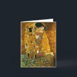 Gustav Klimt - Kiss Tack Kort<br><div class="desc">Gustav Klimt - Kiss</div>