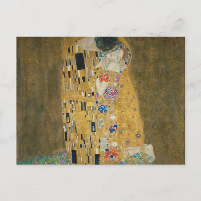 Gustav Klimt - Kiss Vykort (Framsida)