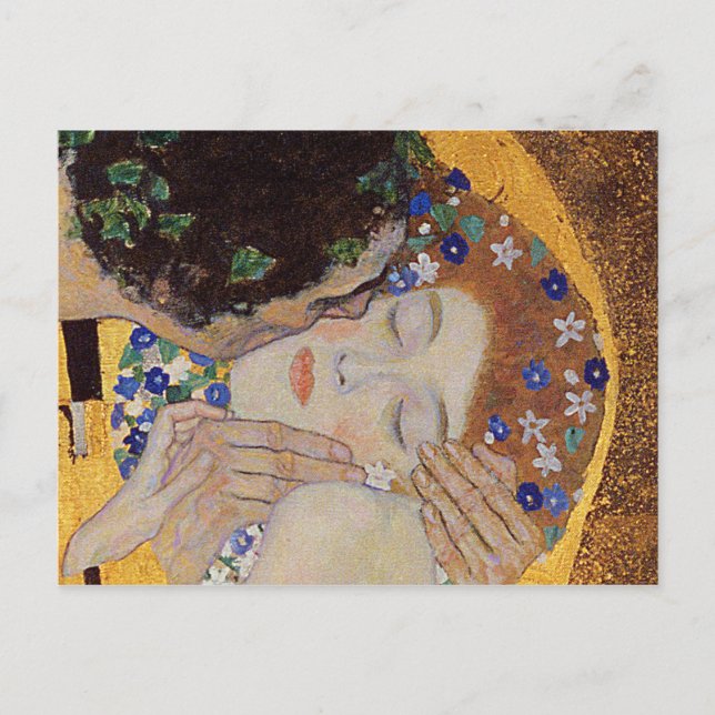 Gustav Klimt - Kiss Vykort (Framsida)