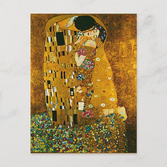 Gustav Klimt - Kiss-vykort Vykort (Framsida)