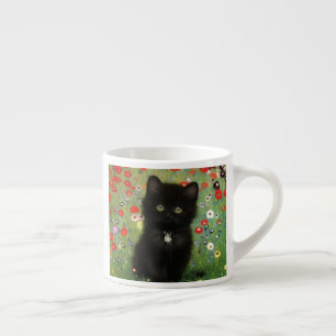 Gustav Klimt Kitten Espressomugg