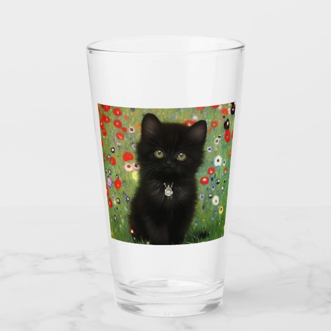 Gustav Klimt Kitten Glaskopp (Framsida)