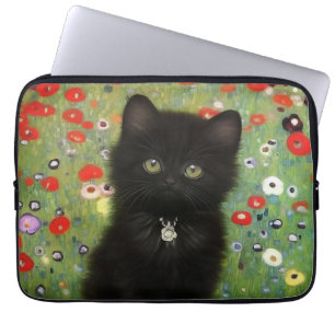 Gustav Klimt Kitten Laptop Fodral