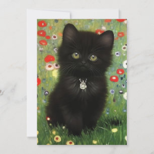 Gustav Klimt Kitten Meddelande